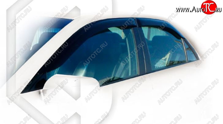 1 999 р. Дефлектора окон CA-Plastiс  Cadillac CTS  седан (2007-2013) (Classic полупрозрачный)  с доставкой в г. Воронеж