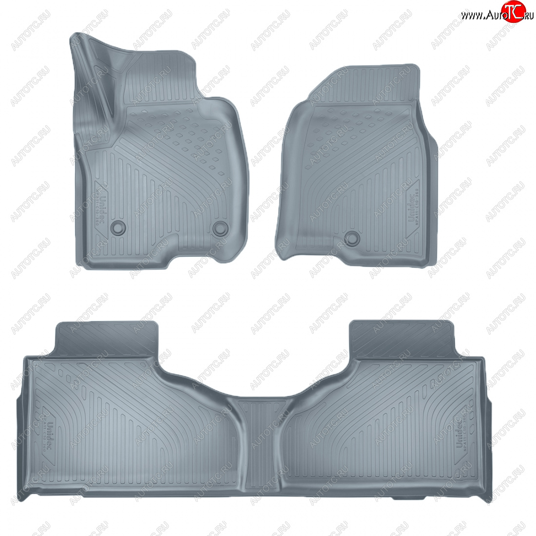 3 799 р. Коврики салона Norplast Unidec  Cadillac Escalade  GMT 1XX (2020-2022)   (серые)  с доставкой в г. Воронеж