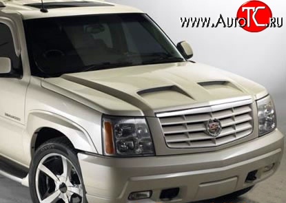 37 849 р. Пластиковый капот Custom Cadillac Escalade GMT820 джип 5 дв. короткая база (2001-2006) (Неокрашенный)  с доставкой в г. Воронеж