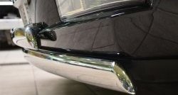 19 999 р. Защита переднего бампера (2 трубыØ75х42 мм, нержавейка) Russtal Cadillac Escalade GMT926 джип 5 дв. короткая база (2006-2014)  с доставкой в г. Воронеж. Увеличить фотографию 3