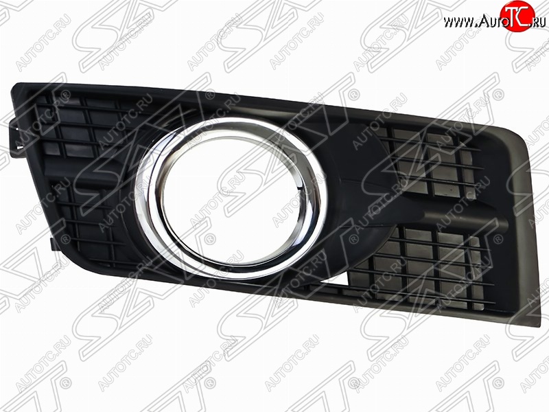2 699 р. Правая рамка противотуманной фары SAT Cadillac SRX дорестайлинг (2010-2012) (Неокрашенная)  с доставкой в г. Воронеж