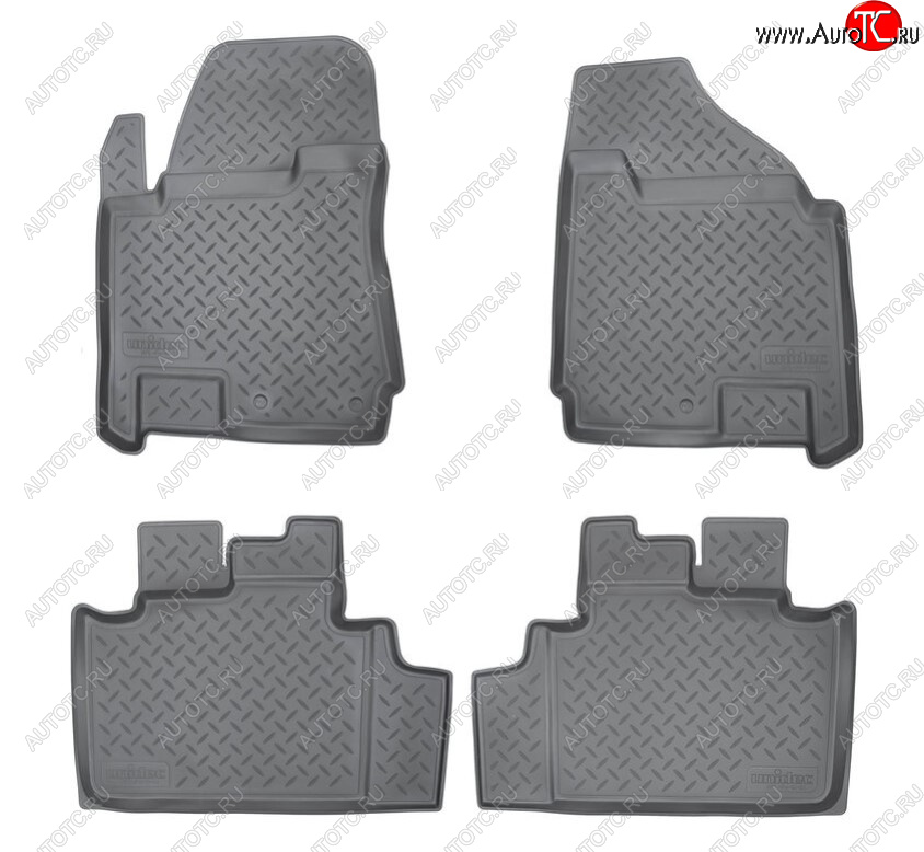 3 589 р. Комплект ковриков в салон Norplast Unidec  Cadillac SRX (2010-2012) дорестайлинг (Цвет: черный)  с доставкой в г. Воронеж