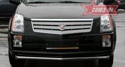 13 499 р. Защита переднего бампера одинарная Souz-96 (d60)  Cadillac SRX (2004-2009)  с доставкой в г. Воронеж. Увеличить фотографию 2