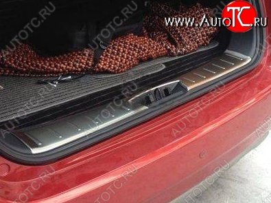 4 249 р. Пластиковый порожек в багажник автомобиля CT Changan CS75 дорестайлинг (2013-2017)  с доставкой в г. Воронеж