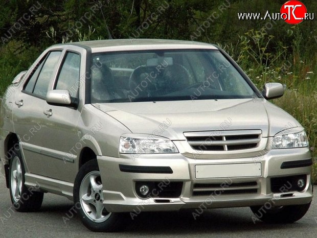 7 699 р. Передний бампер Nika Chery Amulet (Corda) A15 лифтбэк (2003-2010) (Неокрашенный)  с доставкой в г. Воронеж