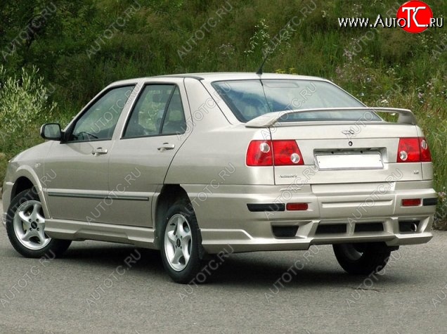 7 699 р. Задний бампер CT Chery Amulet (Corda) A15 лифтбэк (2003-2010) (Неокрашенный)  с доставкой в г. Воронеж
