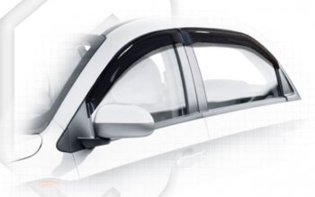 1 999 р. Дефлектора окон CA-Plastiс Chery Bonus (A13) лифтбэк (2011-2016) (Classic полупрозрачный)  с доставкой в г. Воронеж. Увеличить фотографию 1