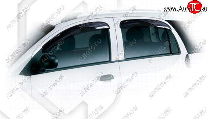 1 999 р. Дефлектора окон CA-Plastiс  Chery Indis  S18 (2011-2016) (Classic полупрозрачный)  с доставкой в г. Воронеж