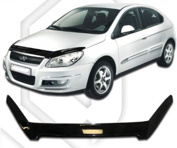 Дефлектор капота CA-Plastic Chery M11  A3 (2008-2017) хэтчбэк, седан