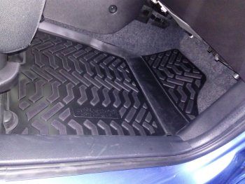 1 539 р. Коврики салона Aileron (3D с подпятником) Chery Tiggo 2 (2017-2025)  с доставкой в г. Воронеж. Увеличить фотографию 3