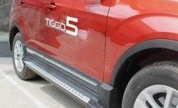 16 199 р. Пороги CT Chery Tiggo 5 (T21) дорестайлинг (2014-2017)  с доставкой в г. Воронеж. Увеличить фотографию 3