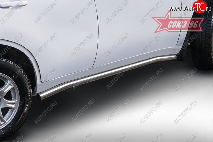 9 719 р. Защита порогов Souz-96 (d60) Chery Tiggo T11 рестайлинг (2013-2016)  с доставкой в г. Воронеж