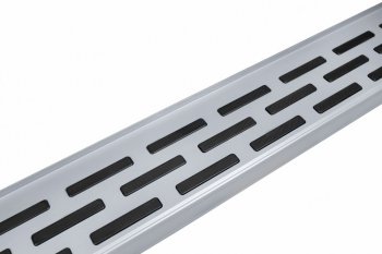17 399 р. Пороги алюминиевые Slitkoff  Chery Tiggo 7 PRO (2019-2025) (Premium Silver)  с доставкой в г. Воронеж. Увеличить фотографию 3