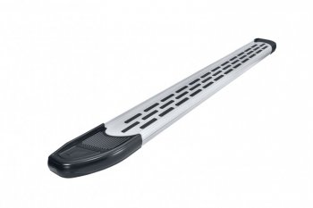17 399 р. Пороги алюминиевые Slitkoff  Chery Tiggo 7 PRO (2019-2025) (Premium Silver)  с доставкой в г. Воронеж. Увеличить фотографию 2