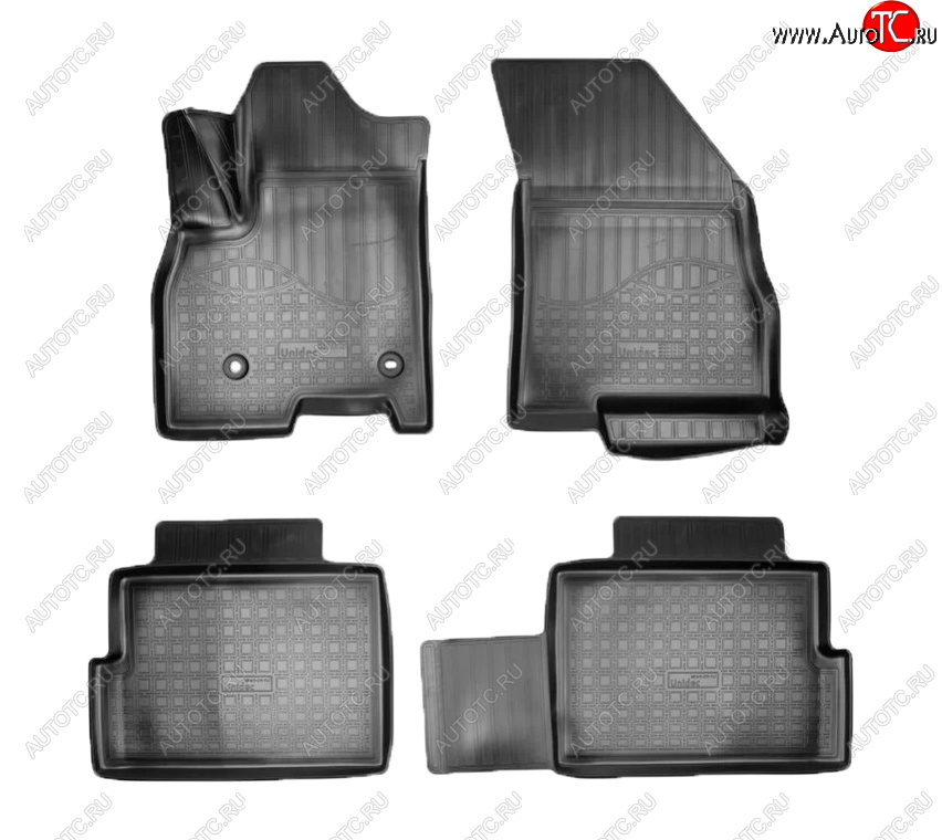 1 769 р. Коврики салона Norplast (Prestige) Chery Tiggo 7 PRO (2019-2025) (Цвет: черный)  с доставкой в г. Воронеж
