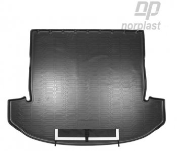 Коврик багажника Norplast (сложенный 3 ряд) Chery Tiggo 8 ( (T18),  1 T18) (2018-2023) дорестайлинг, рестайлинг (Черный, с погрузочным ковриком (фартуком))