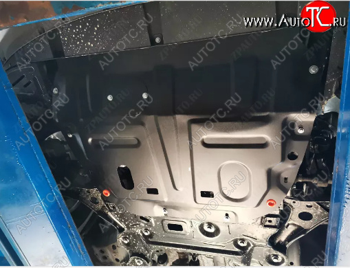 10 299 р. Защита картера двигателя и КПП (большая, V-1,6T; 2,0T) Alfeco  Chery Tiggo 8 PRO (2021-2025) (Алюминий 3 мм)  с доставкой в г. Воронеж