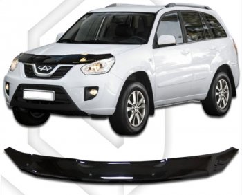 Дефлектор капота CA-Plastic (рестайл) Chery Tiggo T11 (2013-2016) рестайлинг