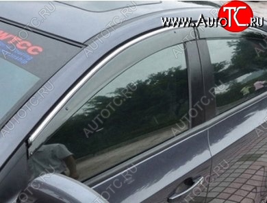 4 749 р. Комплект дефлекторов окон (ветровиков) 4 шт. CT Chery Tiggo T11 дорестайлинг (2005-2013)  с доставкой в г. Воронеж