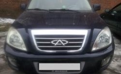 1 539 р. Сетка на бампер Russtal (хром) Chery Tiggo T11 дорестайлинг (2005-2013)  с доставкой в г. Воронеж. Увеличить фотографию 6
