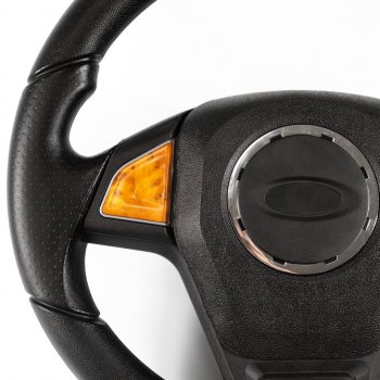 2 889 р. Рулевое колесо Барс-Т Премиум (Ø360 мм, под знак Lada)  Chevrolet Niva  2123 (2002-2020), Лада 2110 (1995-2007), Лада 2111 (1998-2009), Лада 2112 (1999-2009), Лада 2123 (Нива Шевроле) (2002-2021), Лада Калина ( 1118,  1117,  1119,  2192,  2194) (2004-2018), Лада Калина Спорт ( 1119,  2192) (2008-2018), Лада Нива Трэвел (2021-2025), Лада Приора ( 2170,  2171,  2172,  21728) (2007-2018) (Дерево)  с доставкой в г. Воронеж. Увеличить фотографию 3