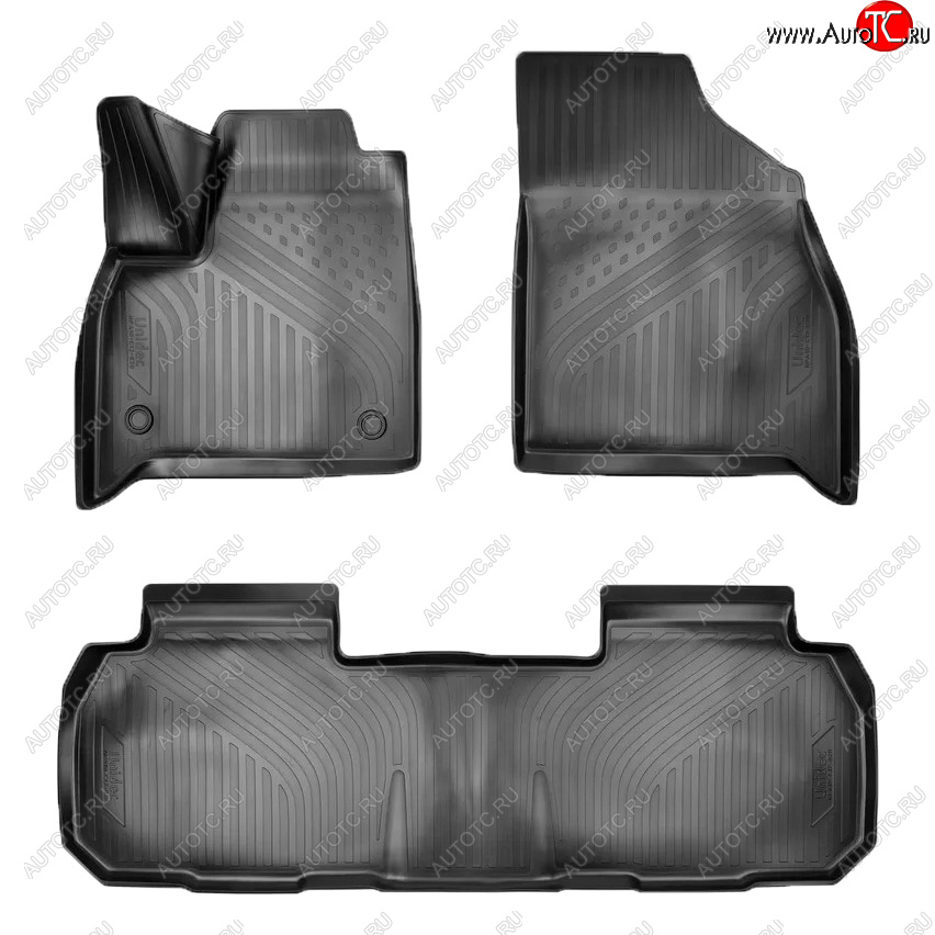 2 599 р. Коврики салона Norplast  Chevrolet Traverse (2017-2022) дорестайлинг (Цвет: черный)  с доставкой в г. Воронеж