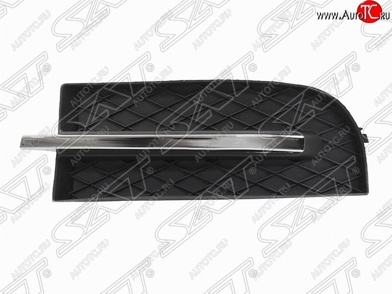 539 р. Правая Заглушка ПТФ в бампер SAT (хром) Chevrolet Aveo T250 седан рестайлинг (2006-2011)  с доставкой в г. Воронеж