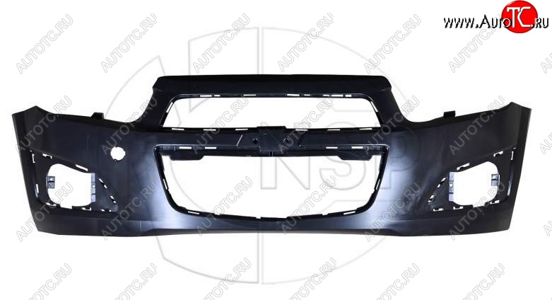 5 399 р. Бампер передний NSP Chevrolet Aveo T300 седан (2011-2015) (Неокрашенный)  с доставкой в г. Воронеж