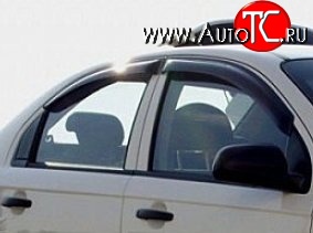 2 699 р. Комплект дефлекторов окон (ветровиков) 4 шт. Novline  Chevrolet Aveo  T200 (2003-2008) седан  с доставкой в г. Воронеж