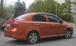 5 099 р. Пороги накладки CT v2 Chevrolet Aveo T250 седан рестайлинг (2006-2011) (Неокрашенные)  с доставкой в г. Воронеж. Увеличить фотографию 3