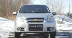 1 099 р. Защитная сетка решетки переднего бампера RA  Chevrolet Aveo  T250 (2006-2011) седан рестайлинг  с доставкой в г. Воронеж. Увеличить фотографию 3