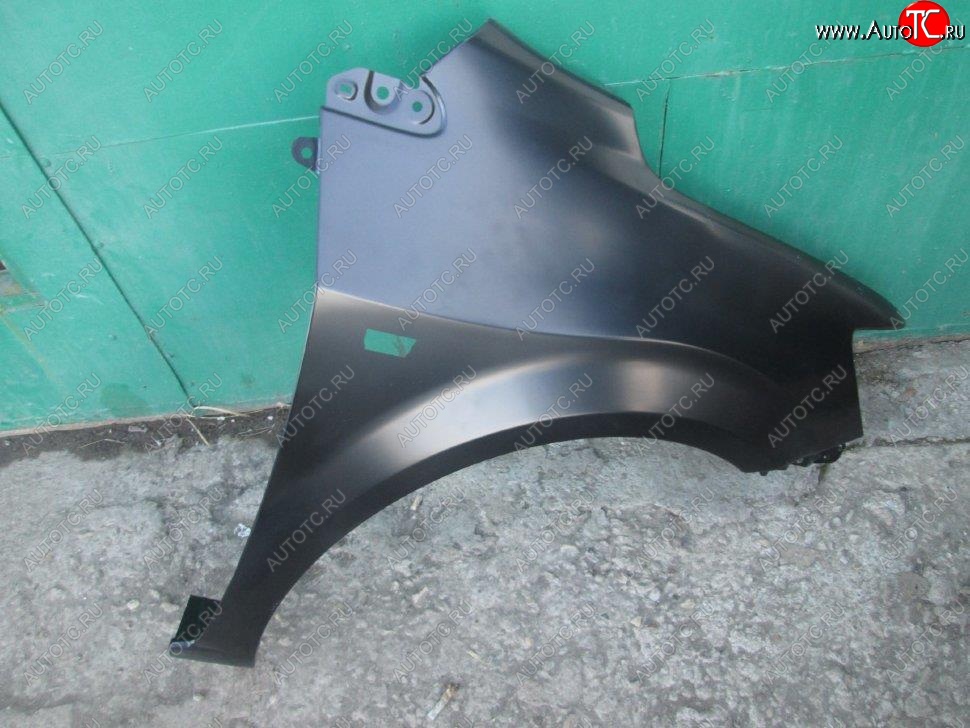 2 549 р. Крыло переднее SPARD (с отв. под повторитель, правое) Chevrolet Aveo T300 седан (2011-2015) (Неокрашенное)  с доставкой в г. Воронеж