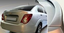 3 799 р. Спойлер CT Chevrolet Aveo T300 седан (2011-2015) (Неокрашенный)  с доставкой в г. Воронеж. Увеличить фотографию 1