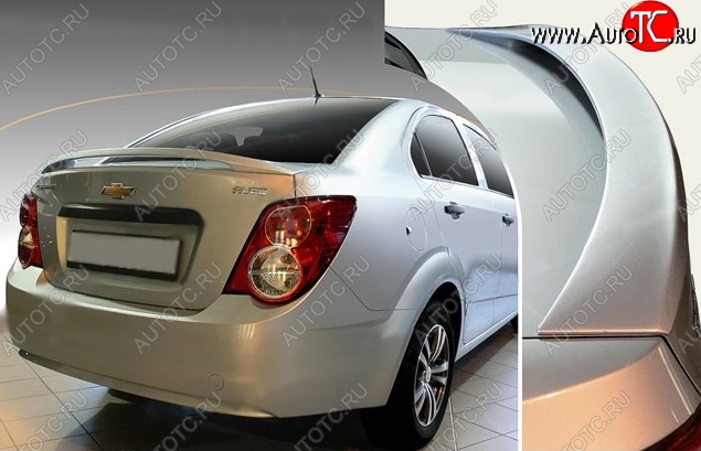 3 799 р. Спойлер CT  Chevrolet Aveo  T300 (2011-2015) седан (Неокрашенный)  с доставкой в г. Воронеж