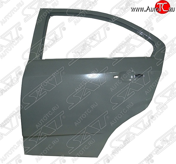 13 649 р. Левая дверь задняя SAT Chevrolet Aveo T300 седан (2011-2015) (Неокрашенная)  с доставкой в г. Воронеж