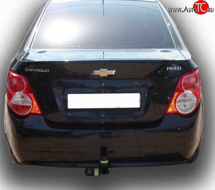 7 349 р. Фаркоп Leader  Chevrolet Aveo  T300 (2011-2015) седан (Без электропакета)  с доставкой в г. Воронеж