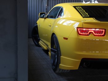 27 499 р. Пороги накладки MV Tuning. Chevrolet Camaro дорестайлинг (2008-2014) (Неокрашенные)  с доставкой в г. Воронеж. Увеличить фотографию 6