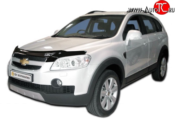 4 599 р. Дефлектор капота NovLine  Chevrolet Captiva (2006-2011)  дорестайлинг  с доставкой в г. Воронеж