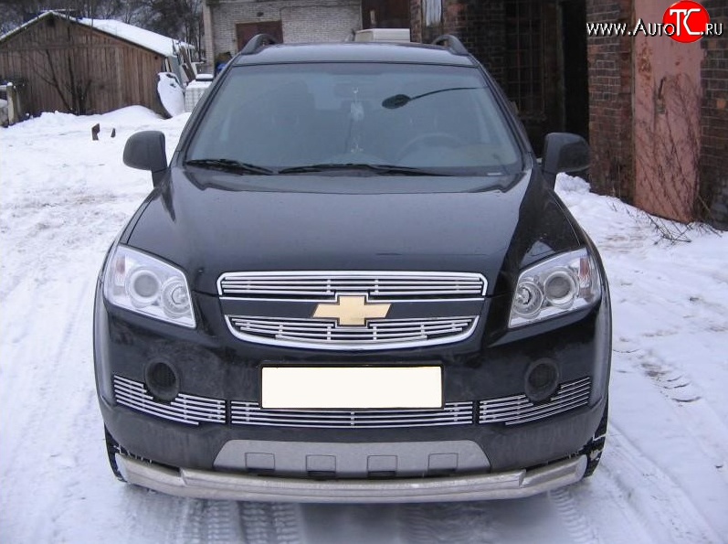 7 699 р. Декоративная вставка воздухозаборника Berkut Chevrolet Captiva  дорестайлинг (2006-2011)  с доставкой в г. Воронеж