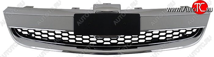 6 999 р. Решётка радиатора SAT (нижняя) Chevrolet Captiva  дорестайлинг (2006-2011) (Неокрашенная)  с доставкой в г. Воронеж