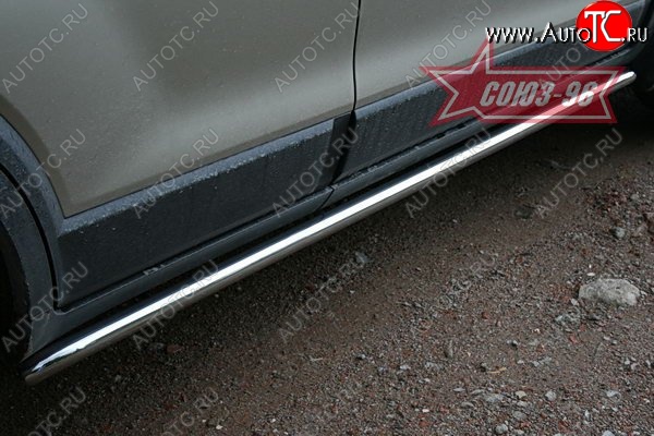10 484 р. Защита порогов Souz-96 (d42) Chevrolet Captiva  дорестайлинг (2006-2011)  с доставкой в г. Воронеж