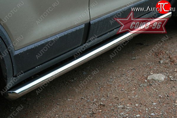 12 959 р. Защита порогов Souz-96 (d60)  Chevrolet Captiva (2006-2011)  дорестайлинг  с доставкой в г. Воронеж