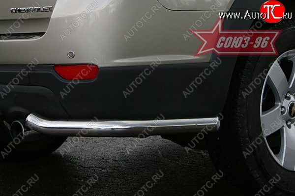 8 864 р. Защита заднего бампера Souz-96 (d60) Chevrolet Captiva  дорестайлинг (2006-2011)  с доставкой в г. Воронеж