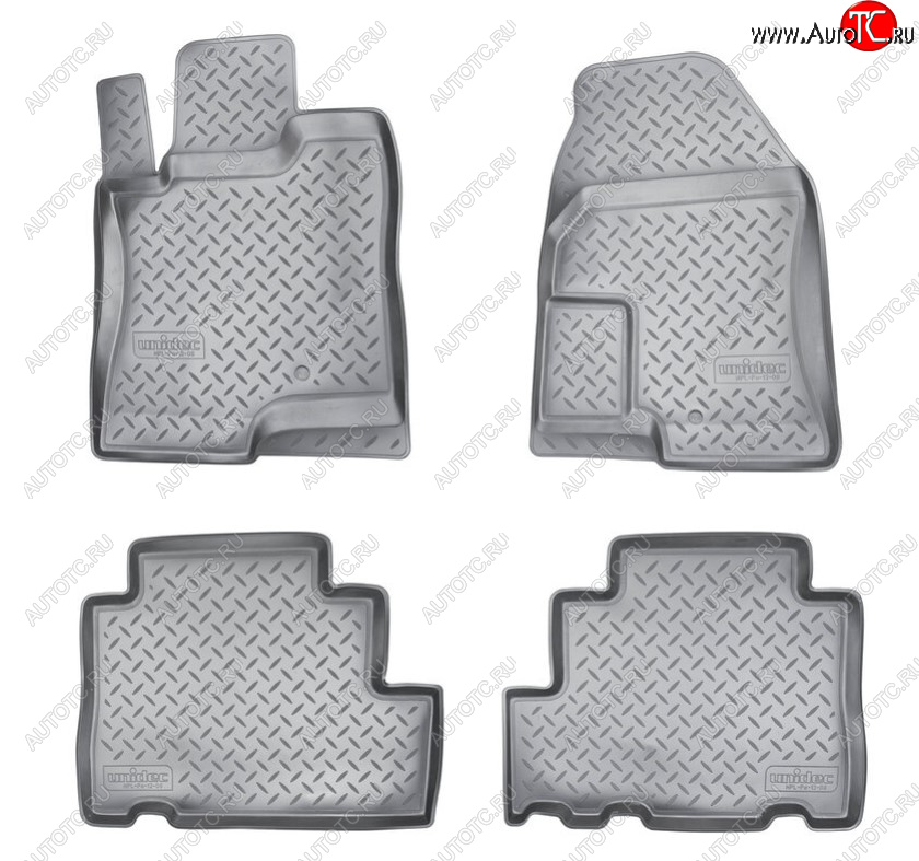 2 569 р. Комплект салонных ковриков Norplast Unidec  Chevrolet Captiva (2006-2011), Opel Antara (2006-2010) (Цвет: черный)  с доставкой в г. Воронеж