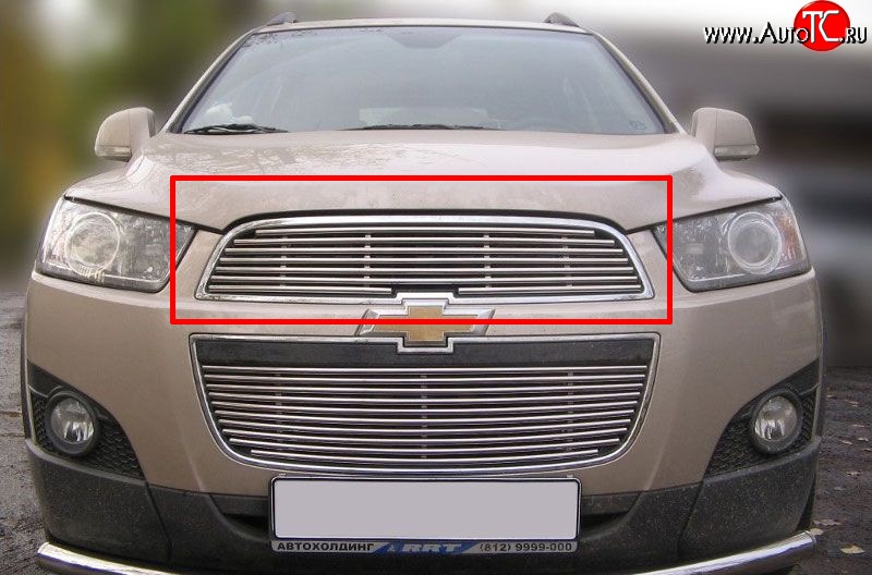 4 799 р. Декоративная вставка решетки радиатора Berkut Chevrolet Captiva 1-ый рестайлинг (2011-2013)  с доставкой в г. Воронеж