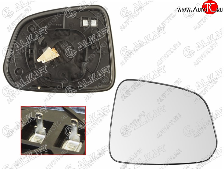 1 339 р. Правое полотно зеркала ALCAR (асферическое с обогревом) Chevrolet Captiva 2-ой рестайлинг (2013-2016)  с доставкой в г. Воронеж