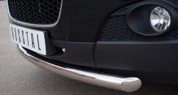 15 349 р. Одинарная защита переднего бампера диаметром 63 мм SLITKOFF Chevrolet Captiva 1-ый рестайлинг (2011-2013)  с доставкой в г. Воронеж. Увеличить фотографию 3