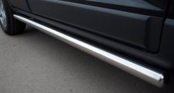 52 999 р. Защита порогов из круглой трубы диаметром 63 мм Russtal Chevrolet Captiva 1-ый рестайлинг (2011-2013) (Защита порогов с со скосами на торцах (вариант 1))  с доставкой в г. Воронеж. Увеличить фотографию 10