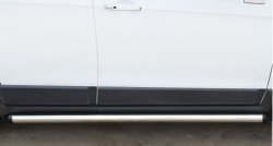 69 999 р. Защита порогов из круглой трубы диаметром 63 мм (рестайлинг) Russtal Chevrolet Captiva 2-ой рестайлинг (2013-2016) (Защита порогов с со скосами на торцах (вариант 1))  с доставкой в г. Воронеж. Увеличить фотографию 5