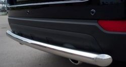 15 349 р. Одинарная защита заднего бампера из трубы диаметром 63 мм SLITKOFF Chevrolet Captiva 1-ый рестайлинг (2011-2013)  с доставкой в г. Воронеж. Увеличить фотографию 3